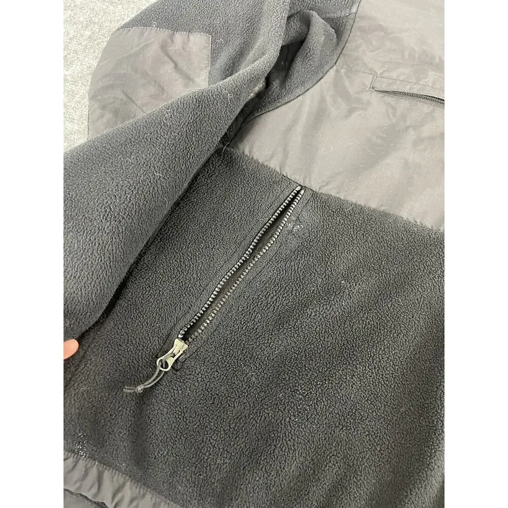 The North Face Jacket Mens Extra Large Black Windbreaker Full Zip Coat N310
